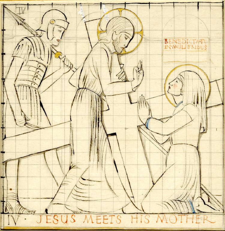 Cristo incontra la Madre © Trustees of the British Museum