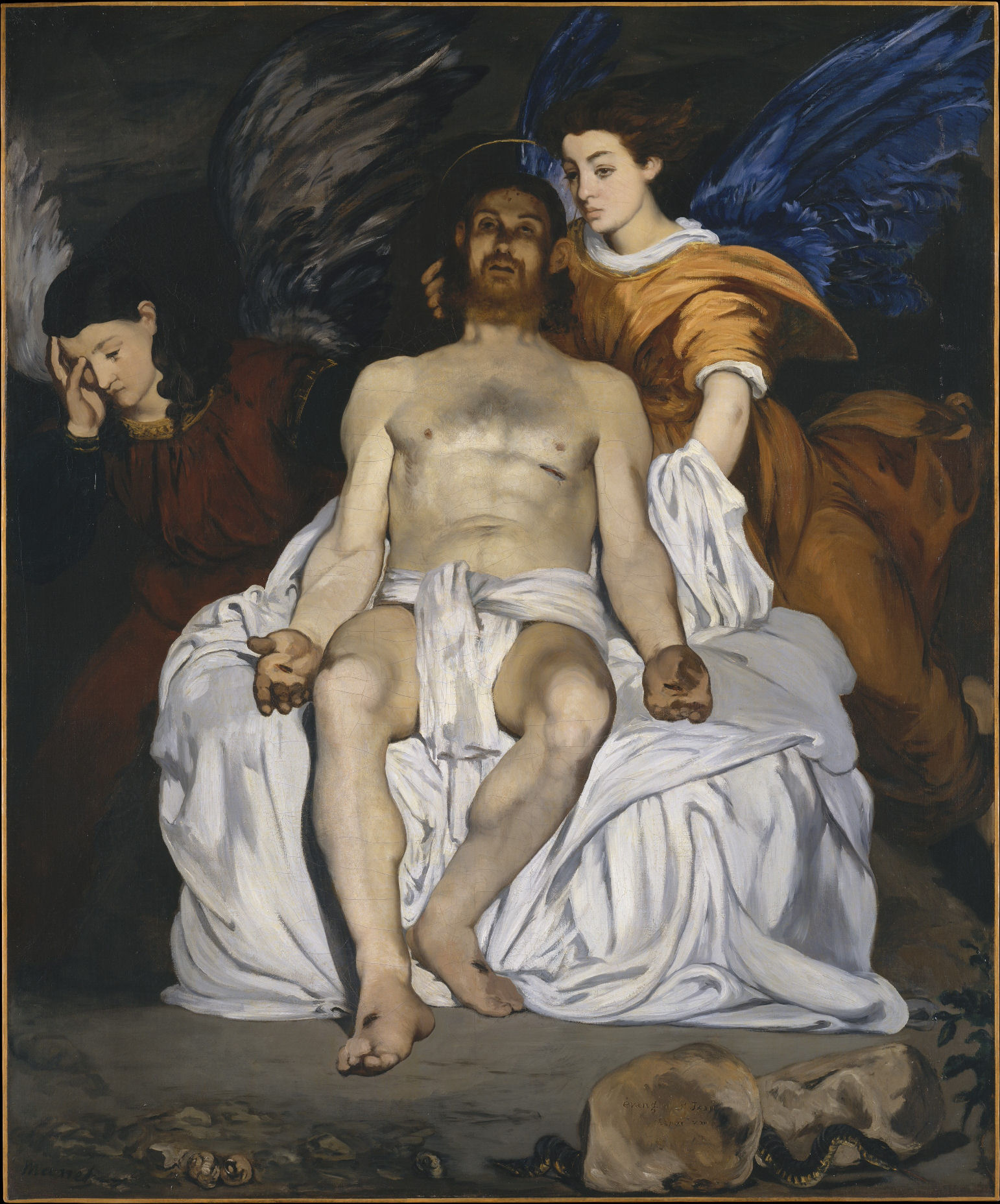 Cristo morto con angeli 1864 da www.metmuseum.org
